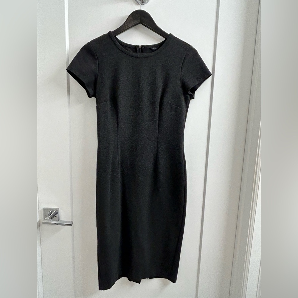 Ann Taylor Grey Ponte Short Dress